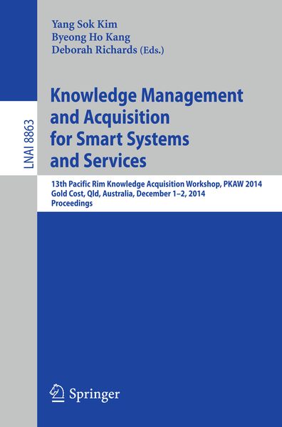 Produktbild: Knowledge Management and Acquisition for Smart Systems and Services