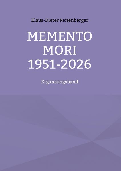 Produktbild: Memento mori 1951-2026