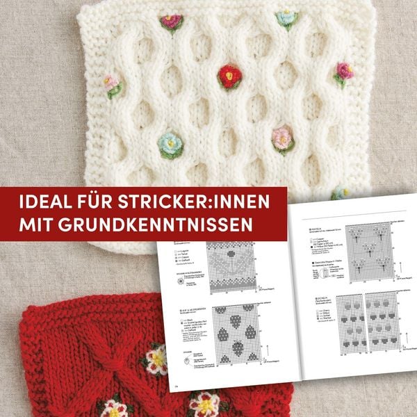 Produktbild: Floral Stricken. Die Mustersammlung