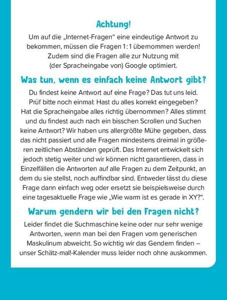 Produktbild: Sch&auml;tz mal! Kalender 2027