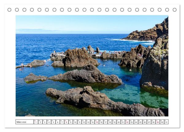 Produktbild: Madeira, eine Insel zum Genie&szlig;en (Tischkalender 2026 DIN A5 quer), CALVENDO Monatskalender