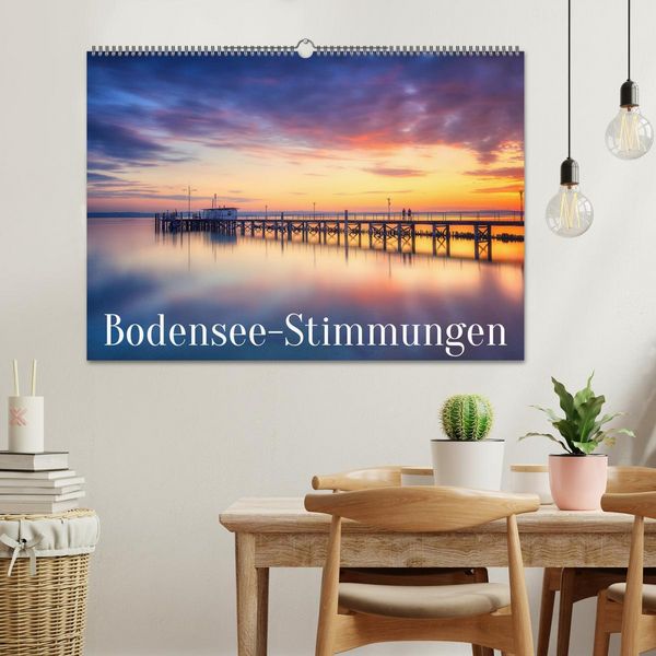 Produktbild: Bodensee-Stimmungen (Wandkalender 2026 DIN A2 quer), CALVENDO Monatskalender