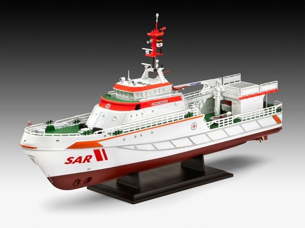 Produktbild: Revell 05812 Seenotkreuzer \"Hermann Marwede\" Schiffsmodell Bausatz 1:200