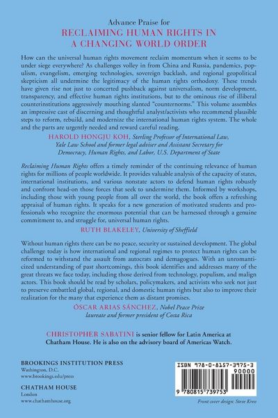 Produktbild: Reclaiming Human Rights in a Changing World Order