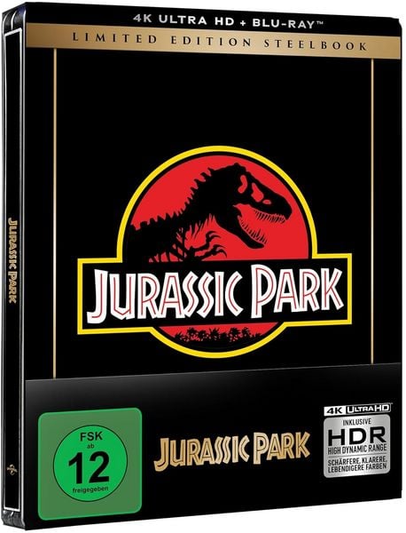 Produktbild: Jurassic Park - Steelbook (4K-UHD+Blu-ray)