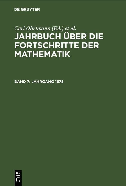Produktbild: Jahrgang 1875
