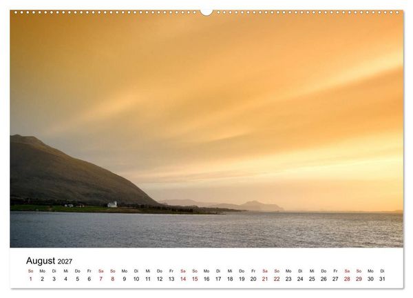Produktbild: Hurtigruten - Bezaubernde Sch&ouml;nheit der norwegischen K&uuml;ste (Wandkalender 2027 DIN A2 quer), CALVENDO Monatskalender