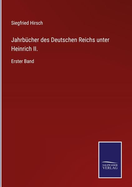Produktbild: Jahrb&uuml;cher des Deutschen Reichs unter Heinrich II.