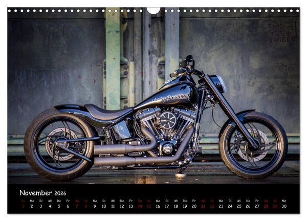 Produktbild: Best of Custom- and Showbikes Kalender (Wandkalender 2026 DIN A3 quer), CALVENDO Monatskalender