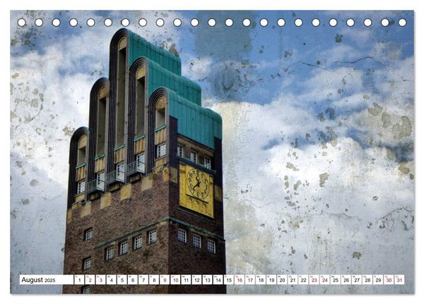 Magisches Darmstadt (Tischkalender 2025 DIN A5 quer), CALVENDO Monatskalender