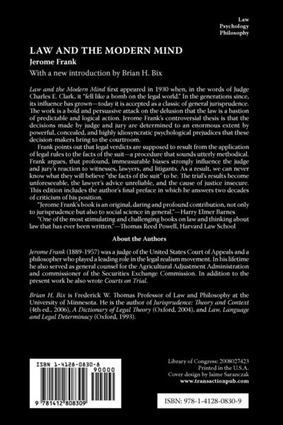 Produktbild: Law and the Modern Mind