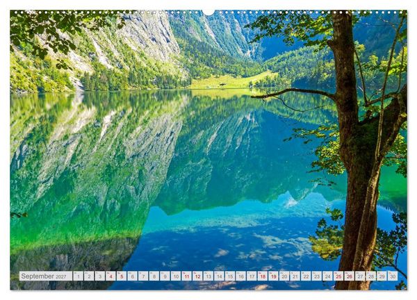 Produktbild: Malerische Bergseen in den bayerischen Alpen (Wandkalender 2027 DIN A2 quer), CALVENDO Monatskalender