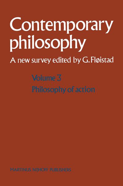 Produktbild: Volume 3: Philosophy of Action