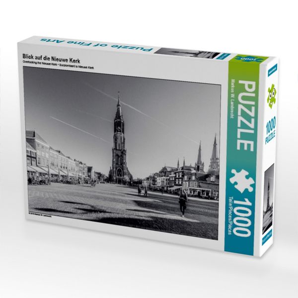 Produktbild: CALVENDO Puzzle Blick auf die Nieuwe Kerk 1000 Teile Puzzle quer | 1000 Teile Lege-Gr&ouml;&szlig;e 64 &times; 48 cm Foto-Puzzle f&uuml;r gl&uuml;ckliche Stunden