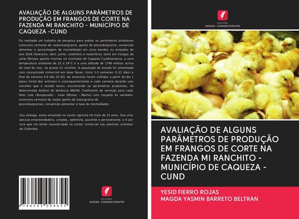 Produktbild: Avalia&ccedil;&atilde;o De Alguns Par&acirc;metros De Produ&ccedil;&atilde;o Em Frangos De Corte Na Fazenda Mi Ranchito - Munic&iacute;pio De Caqueza -Cund