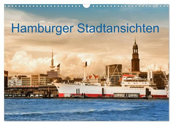 Produktbild: Hamburger Stadtansichten (Wandkalender 2026 DIN A3 quer), CALVENDO Monatskalender