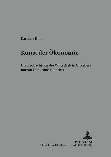 Produktbild: Kunst der &Ouml;konomie
