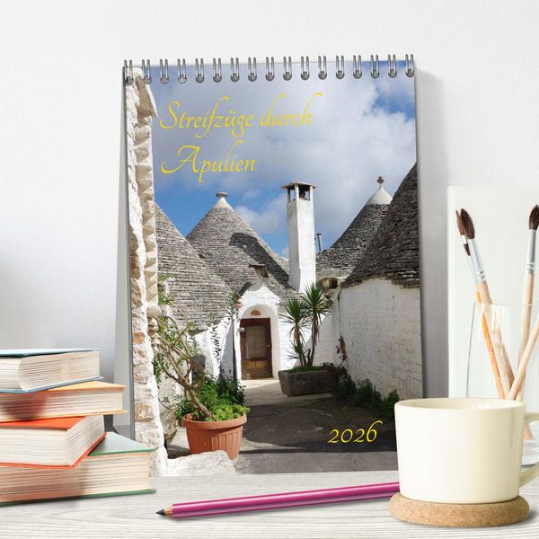 Produktbild: Kalender / Apulien (Tischkalender 2026 DIN A5 hoch), CALVENDO Monatskalender