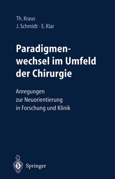 Produktbild: Paradigmenwechsel im Umfeld der Chirurgie