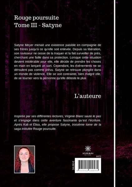 Produktbild: Virginie Blanc: Rouge poursuite