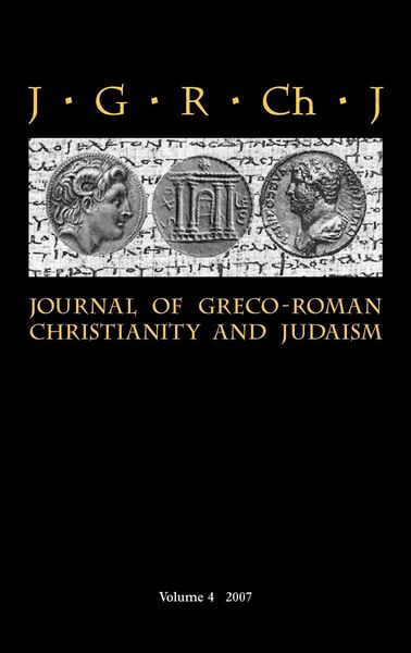 Produktbild: Journal of Greco-Roman Christianity and Judaism 4 (2007)