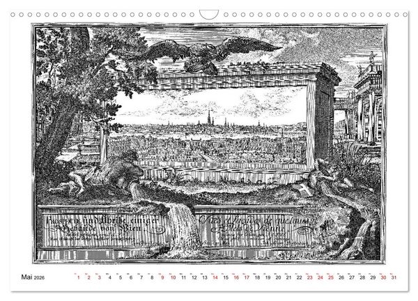 Produktbild: TU FELIX AUSTRIA - Wien in alten Ansichten (Wandkalender 2026 DIN A3 quer), CALVENDO Monatskalender