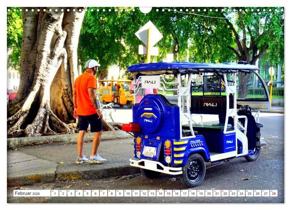 Produktbild: ECO TAXI - Umweltfreundlich in die Zukunft (Wandkalender 2026 DIN A3 quer), CALVENDO Monatskalender