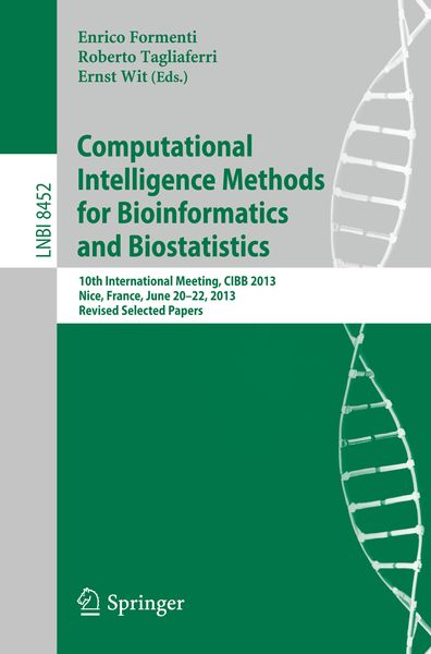 Produktbild: Computational Intelligence Methods for Bioinformatics and Biostatistics