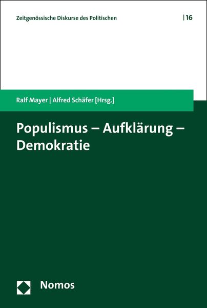 Produktbild: Populismus - Aufkl&auml;rung - Demokratie