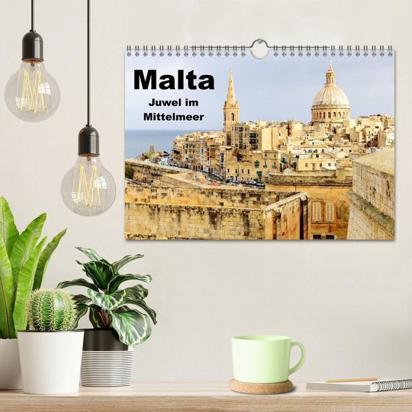 Produktbild: Malta - Juwel im Mittelmeer (Wandkalender 2026 DIN A4 quer), CALVENDO Monatskalender