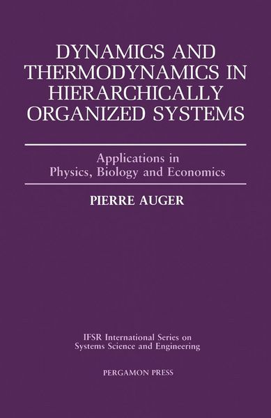 Produktbild: Dynamics and Thermodynamics in Hierarchically Organized Systems