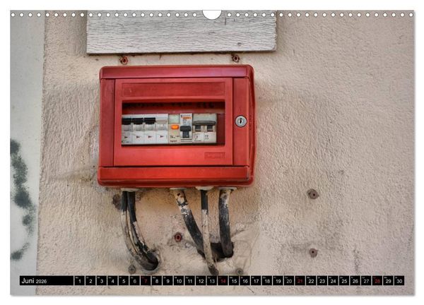 Produktbild: Unter Strom - Elektroinstallationen der besonderen Art (Wandkalender 2026 DIN A3 quer), CALVENDO Monatskalender