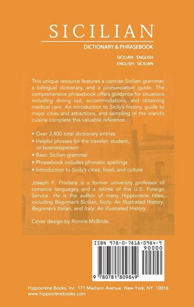 Produktbild: Sicilian-English/English-Sicilian Dictionary & Phrasebook