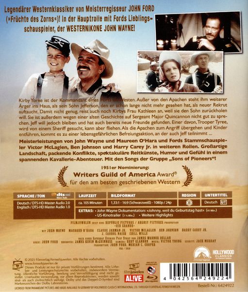 Produktbild: Rio Grande (John Wayne) (Neuauflage)