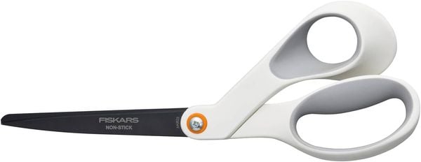 FISKARS Softgrip Schere weiß 21 cm, Titanium, Rechtshänder