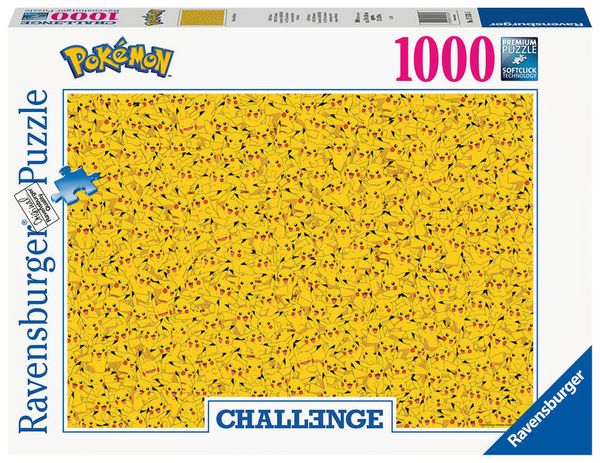 Ravensburger - Pokémon - Pikachu Challenge, 1000 Teile