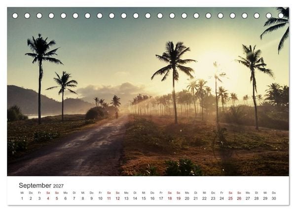 Produktbild: Indonesien - Ein atemberaubender Inselstaat. (Tischkalender 2027 DIN A5 quer), CALVENDO Monatskalender