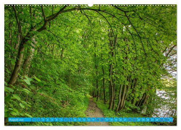 Produktbild: Natur pur - Volkach am Main (Wandkalender 2026 DIN A2 quer), CALVENDO Monatskalender