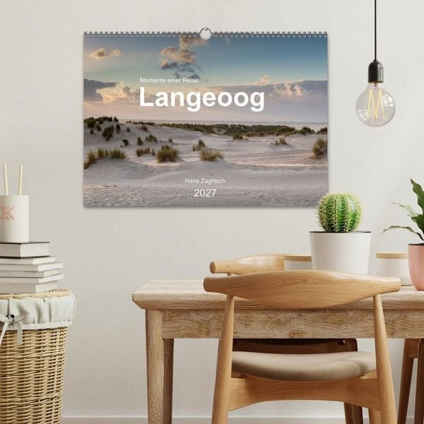 Produktbild: Langeoog - Momente einer Reise (Wandkalender 2027 DIN A3 quer), CALVENDO Monatskalender