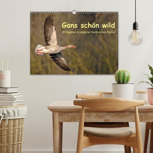 Produktbild: Gans sch&ouml;n wild (Wandkalender 2027 DIN A3 quer), CALVENDO Monatskalender