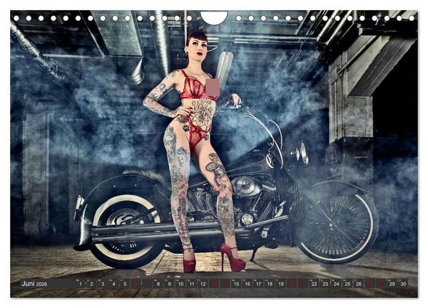 Produktbild: Motorr&auml;der und Sexy Girls (Wandkalender 2026 DIN A4 quer), CALVENDO Monatskalender