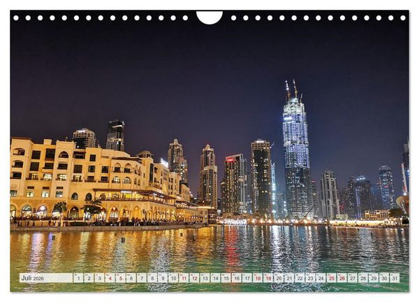 Produktbild: Orient - Manama, Abu Dhabi, Dubai, Maskat (Wandkalender 2026 DIN A4 quer), CALVENDO Monatskalender
