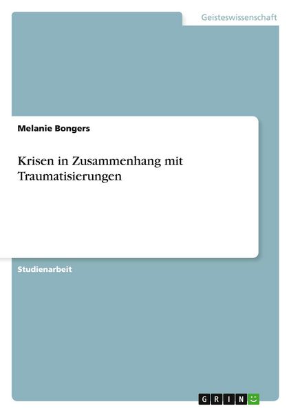 Produktbild: Krisen in Zusammenhang mit Traumatisierungen