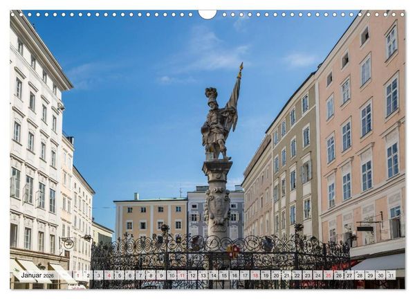 Produktbild: Charmantes Stadtherz SALZBURG (Wandkalender 2026 DIN A3 quer), CALVENDO Monatskalender