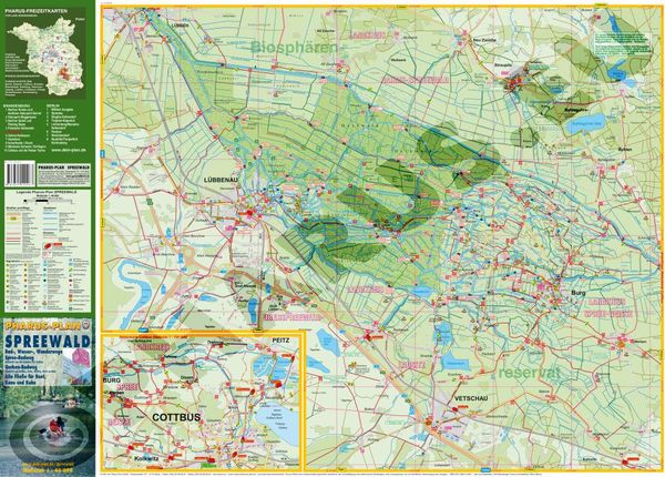 Produktbild: Pharus-Plan Spreewald 1:40000