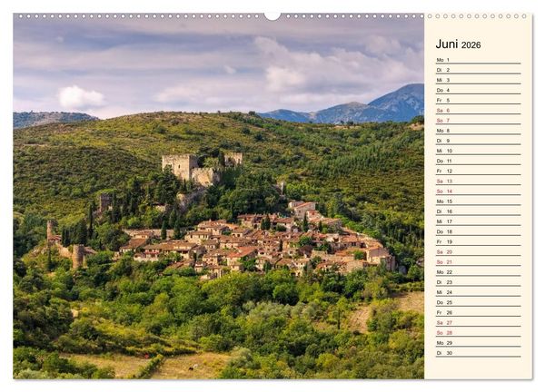 Produktbild: Katharerburgen - Entdeckungen im Pays Cathare (hochwertiger Premium Wandkalender 2026 DIN A2 quer), Kunstdruck in Hochglanz