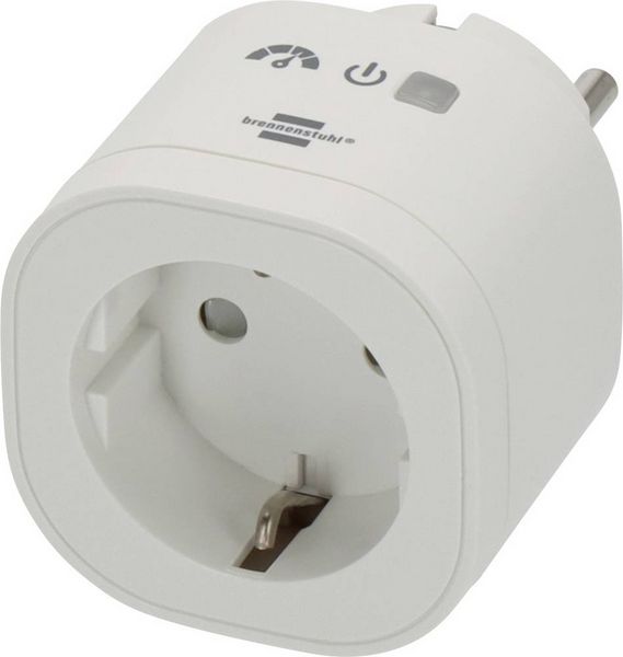 Produktbild: Brennenstuhl 1294880 Wi-Fi Smarte WLAN-Steckdose Innenbereich, Steckdose 3680W