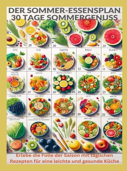 Der Sommer-Essensplan: 30 Tage Sommergenuss, Taschenbuch von Sophie Sommerfeld, Bookmundo, 9789403747132