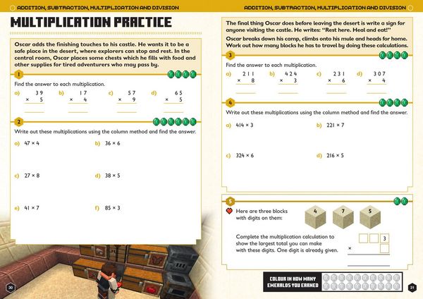 Produktbild: Minecraft Maths Ages 8-9
