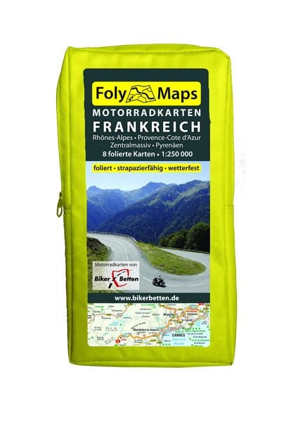 Produktbild: FolyMaps Motorradkarten Frankreich Süd
